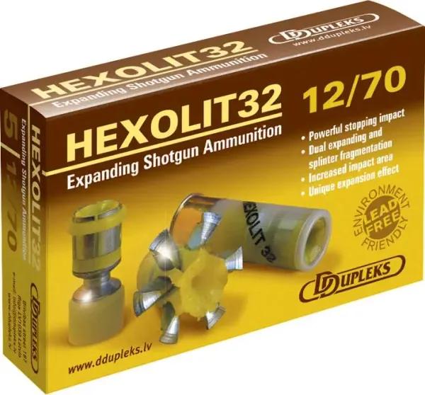 Патрон D Dupleks Hexolit 32 12\70 — фото 1