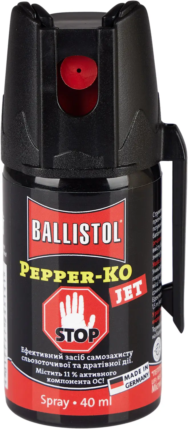 Газ.балончик Ballistol Pepper KO JET 40ml — фото 1