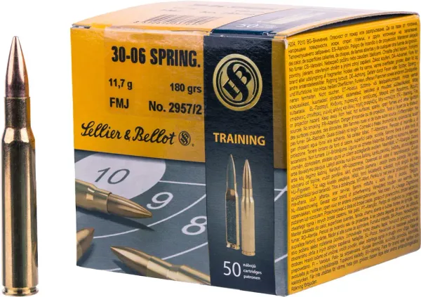Патрон S&B FMJ 30-06 180gr\11,7g