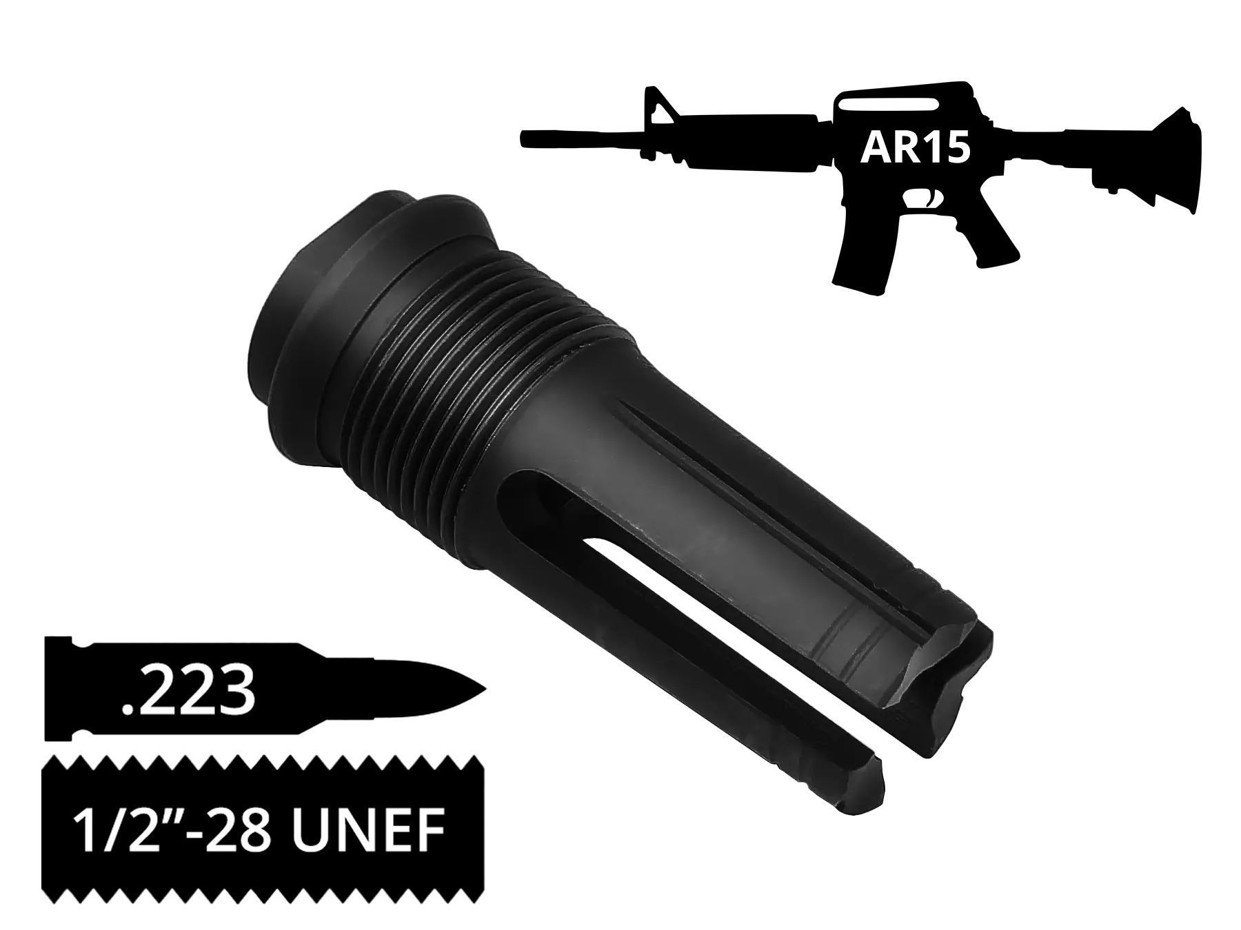 Пламегасник AFTactical F241, 223, 1\2*28