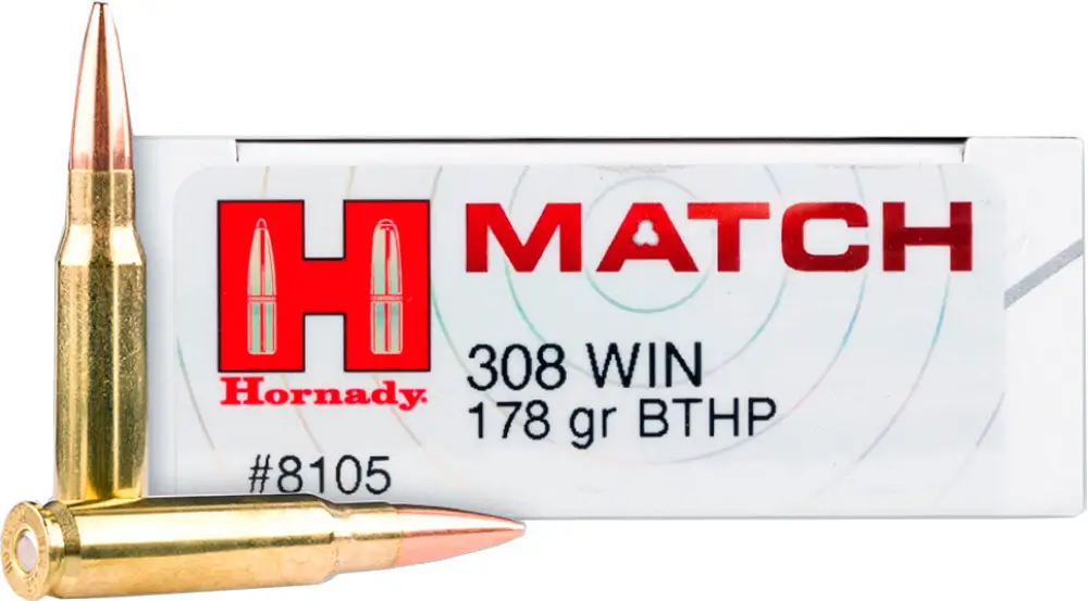 Патрон Hornady Match 308WIN, BTHP 178gr(11.53g) — фото 1