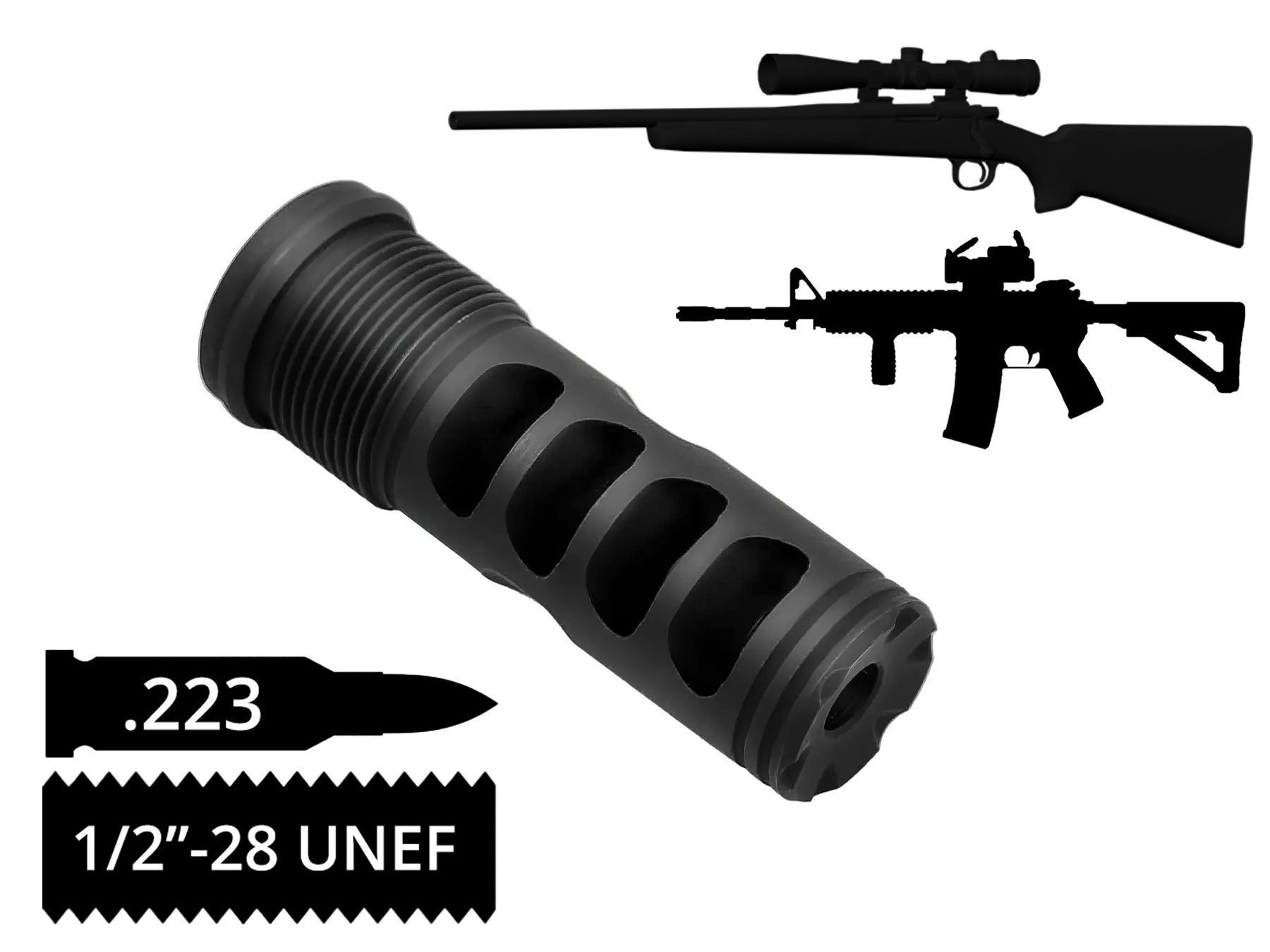 Виріб ДГК  AFTactical М242, 223, 1\2*28