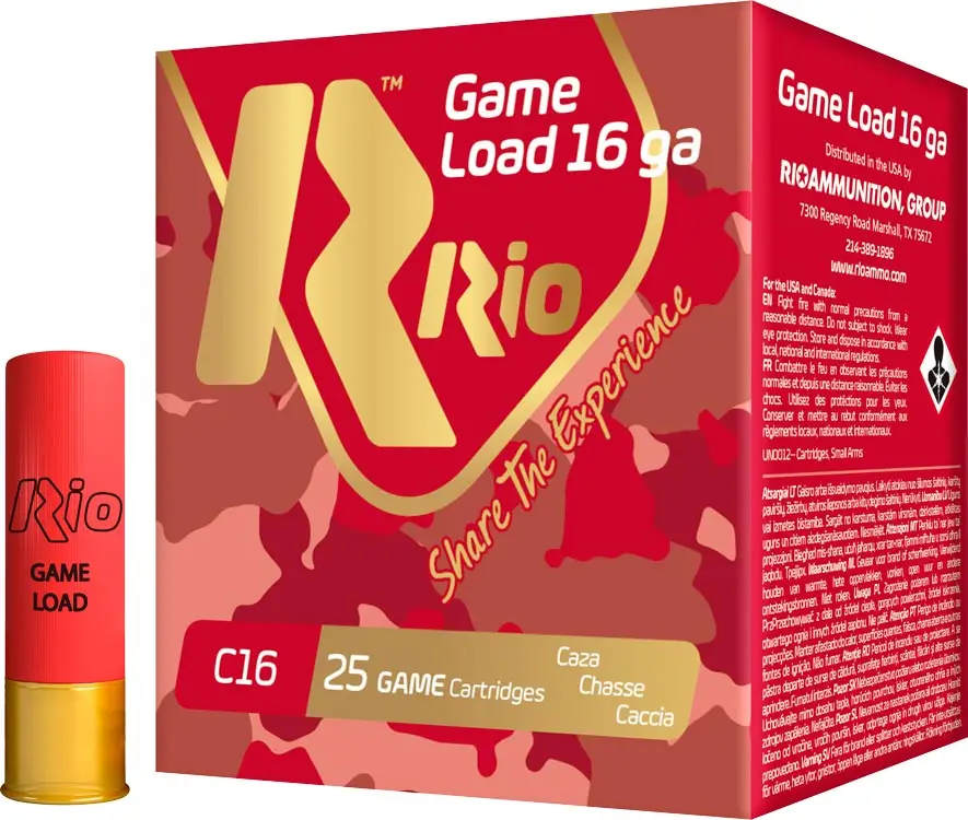 Патрон RIO Postas Buck 16P NEW 16\70 6.2mm 22g — фото 1