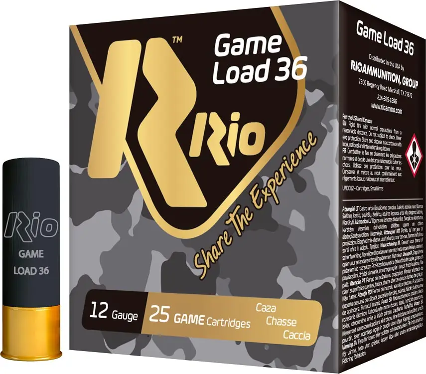 Патрон RIO Game Load-36 NEW 12\70 (3) 36g — фото 1