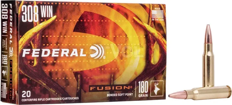 Патрон Federal Fusion, 308WIN,SP,180gr(11.66g) — фото 1
