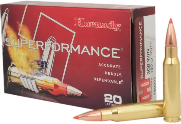 Патрон Hornady .308WIN, SST 150gr(9.7g) лат.гільза — фото 1