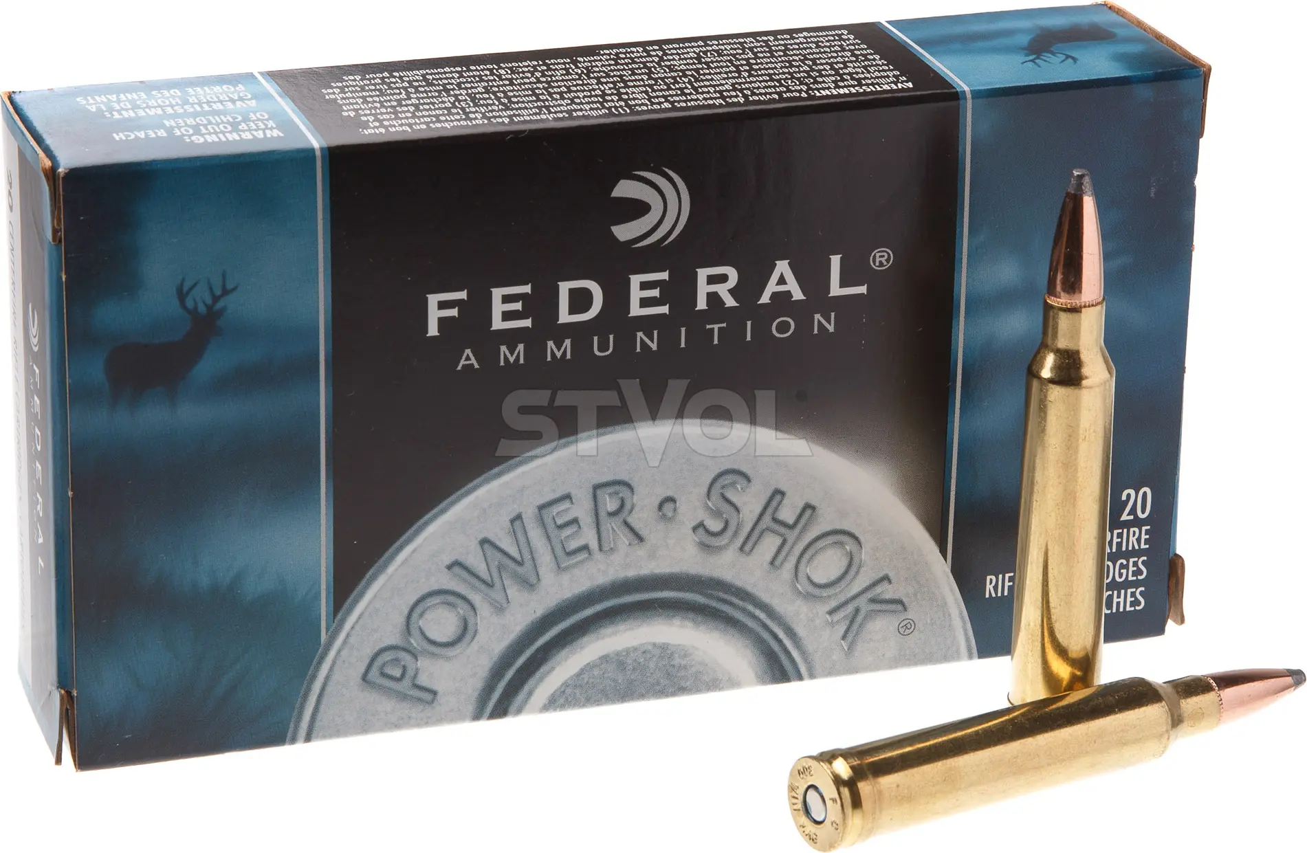 Патрон Federal 300Win Mag Power shok (11.66g)180gr — фото 1
