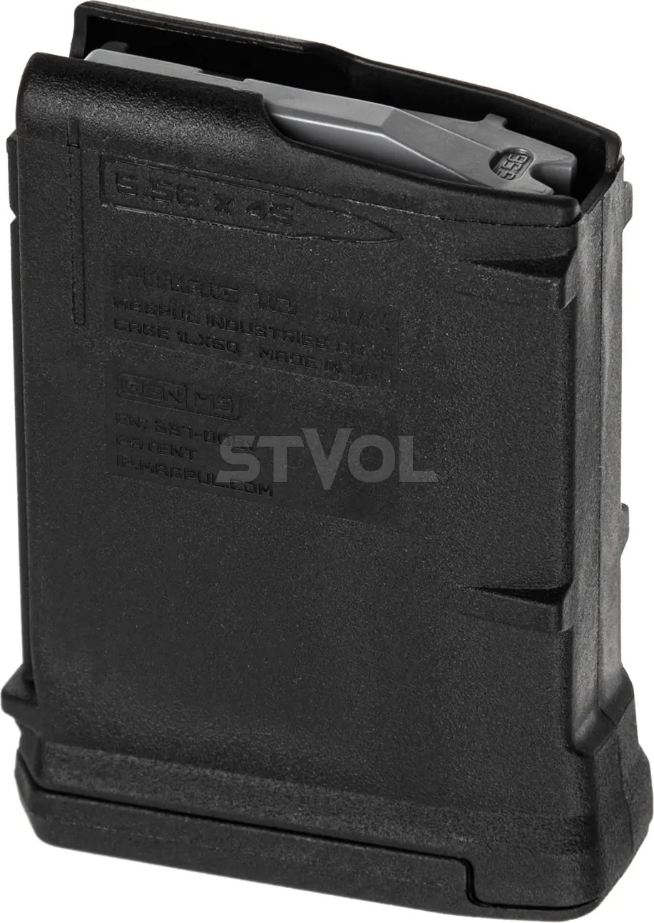 MAG559-BLK магазин Magpul Black PMAG 10AR\M4 GEN M3 5.56*45 — фото 1