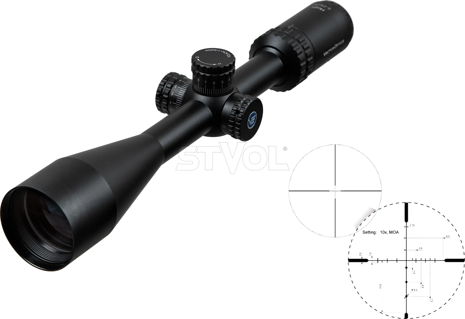 Приціл опт.Vector Optics Hugo 6-24*50(25.4mm) — фото 1